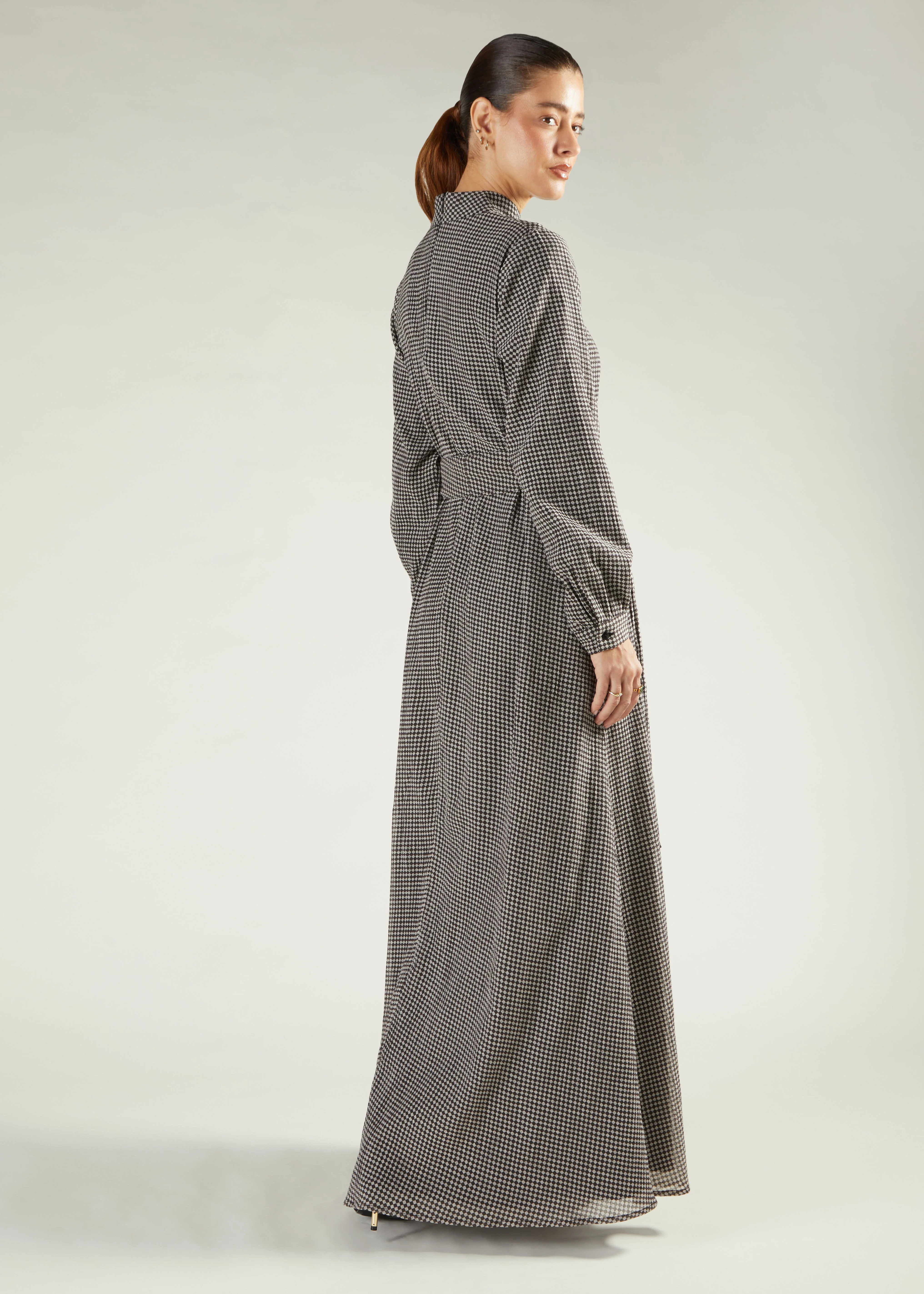 Argyle Maxi Dress - Image 3