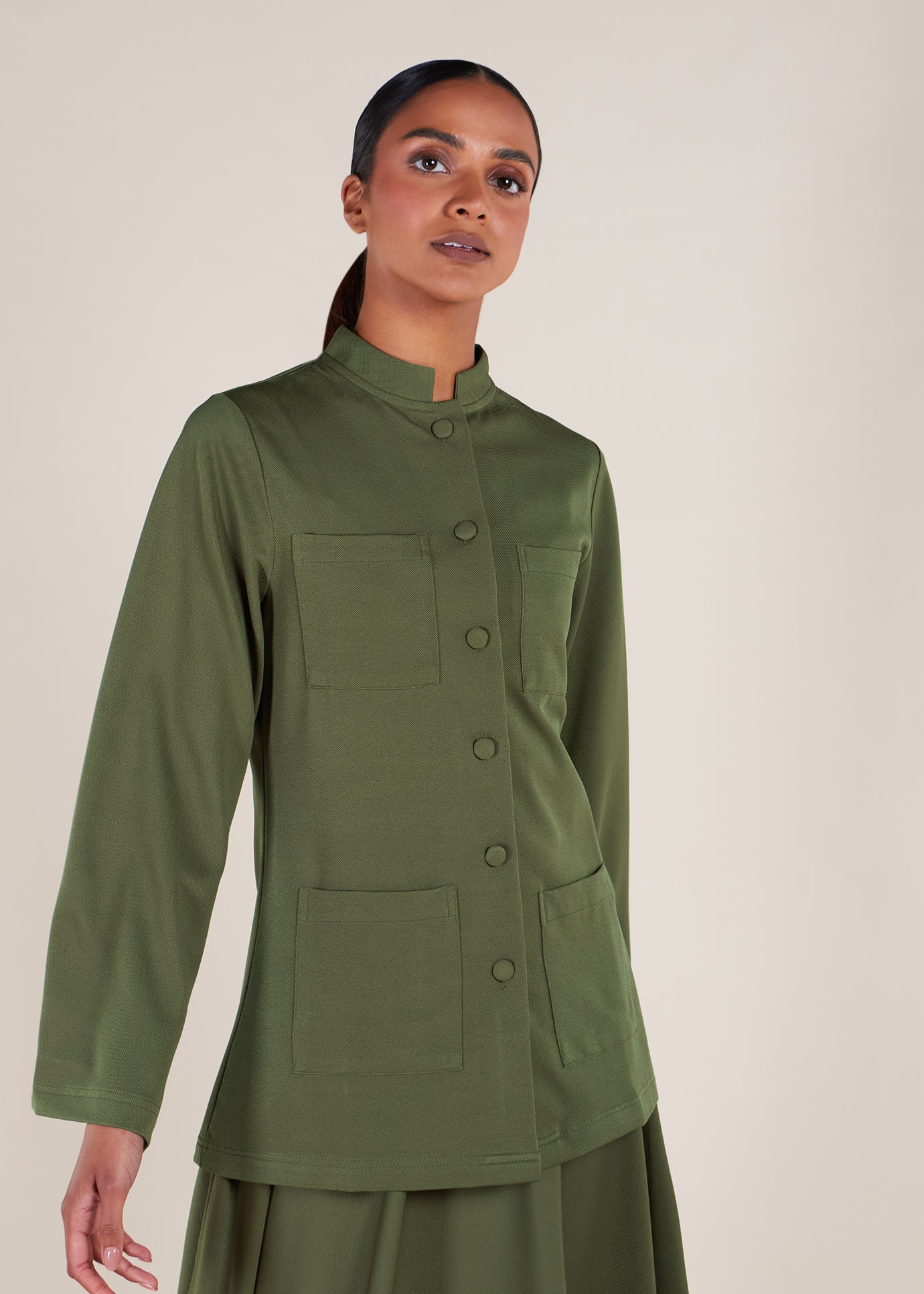 Embossed Cargo Jacket - Image 2