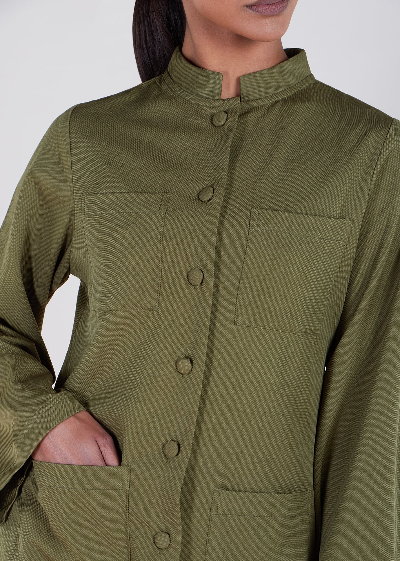 Embossed Cargo Jacket - Image 3