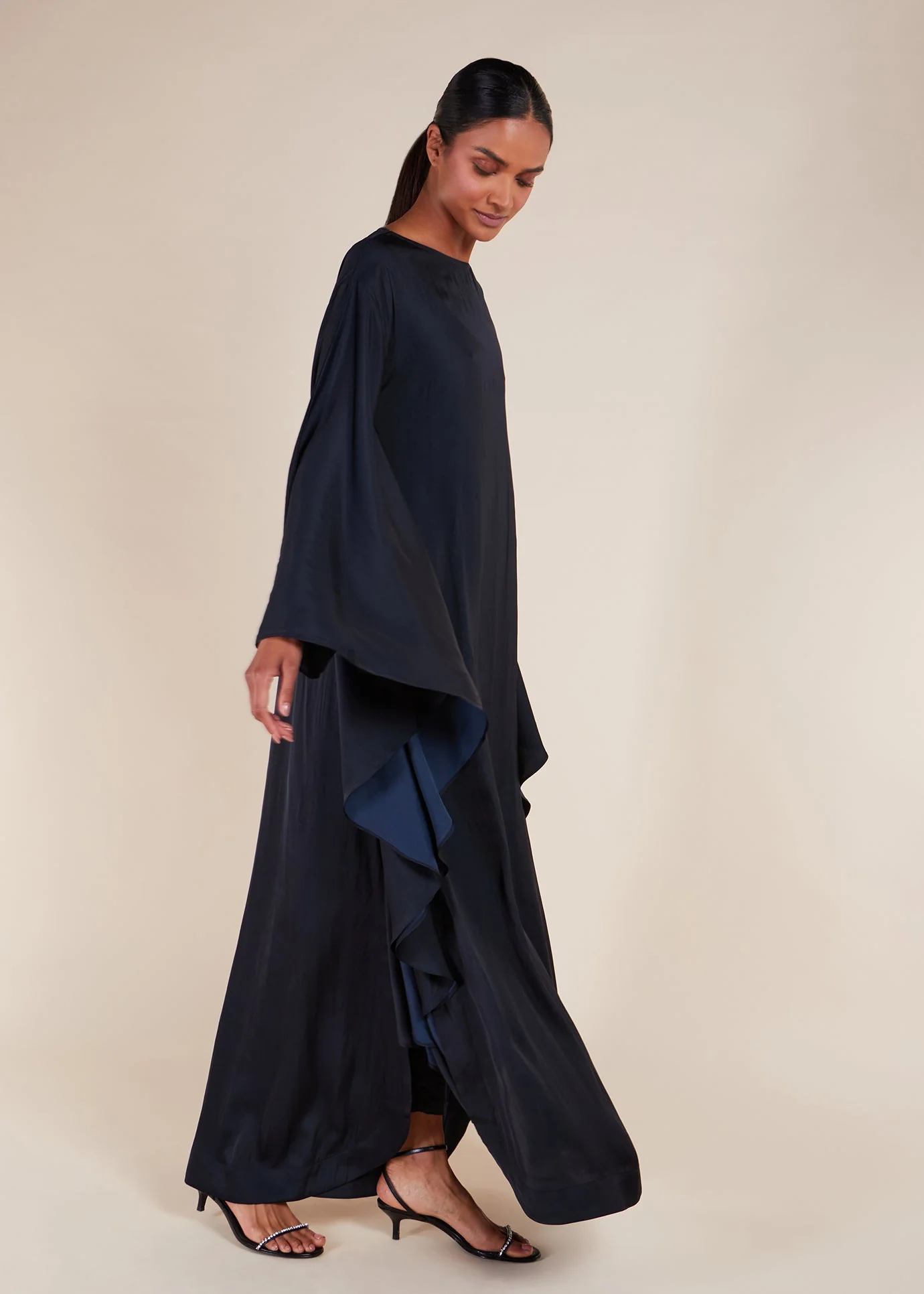Floaty Kaftan Navy - Image 2