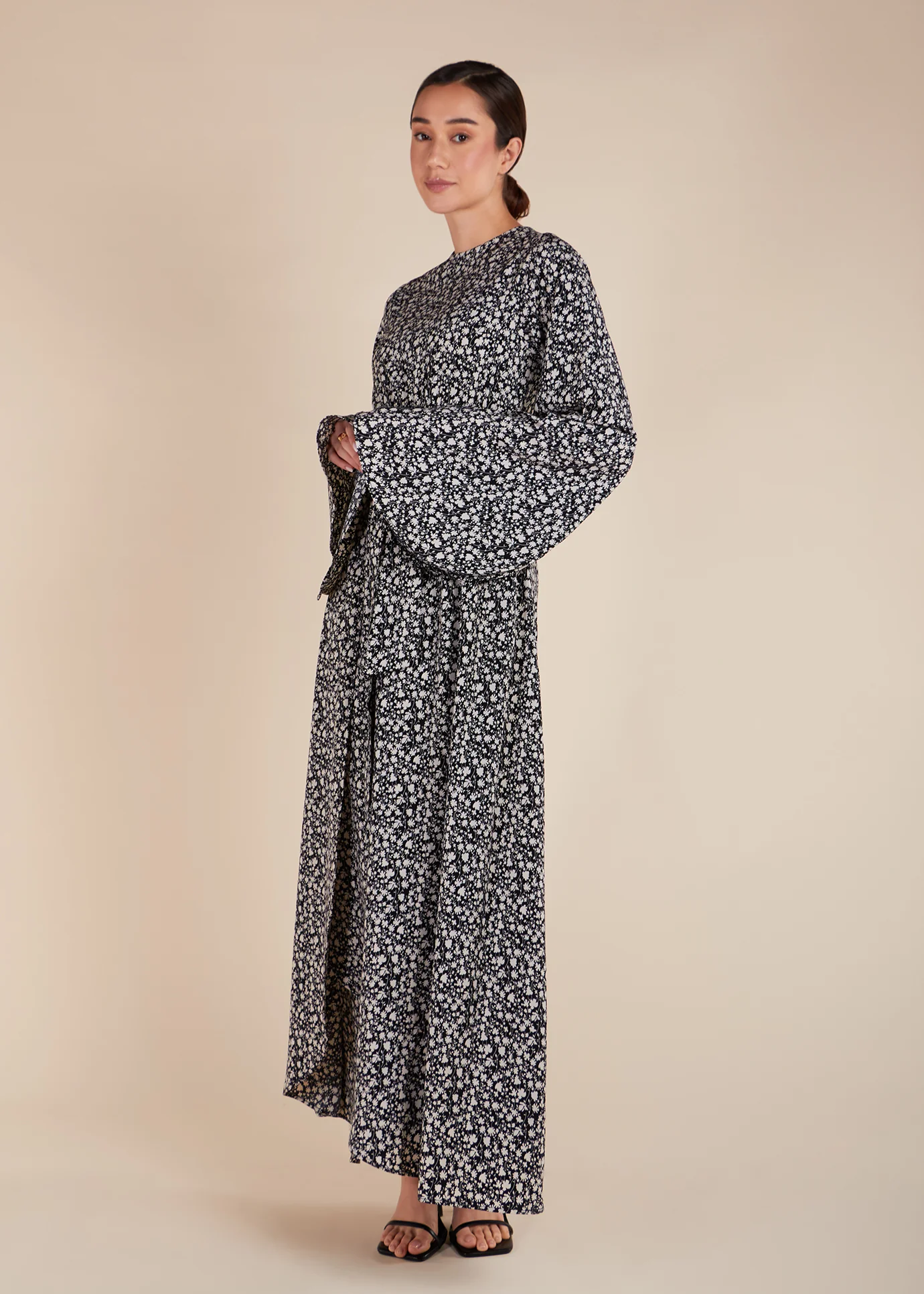 Ink Splash Floral Maxi - Final Sale - Image 2