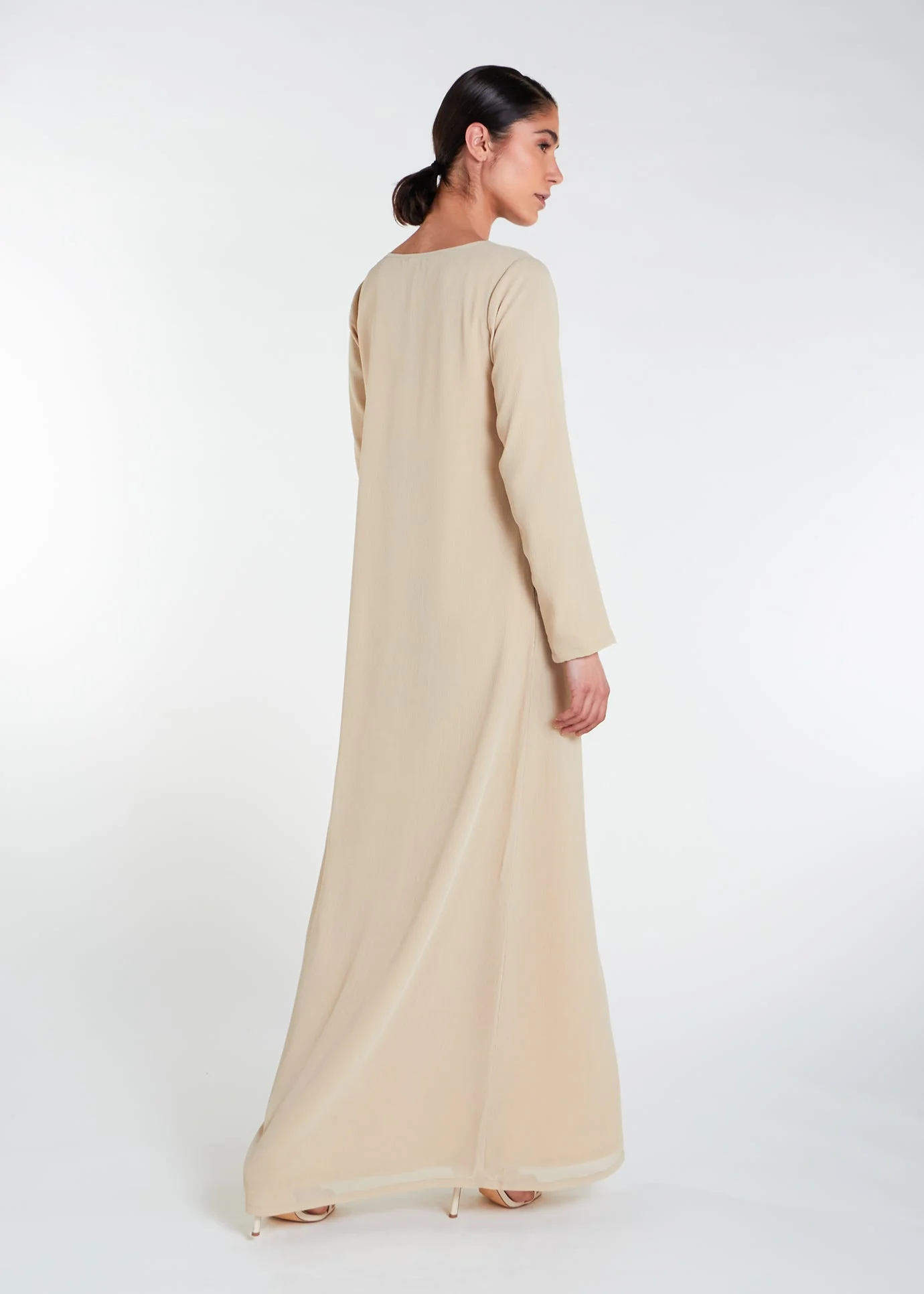 Off White Lined Slip - Image 3