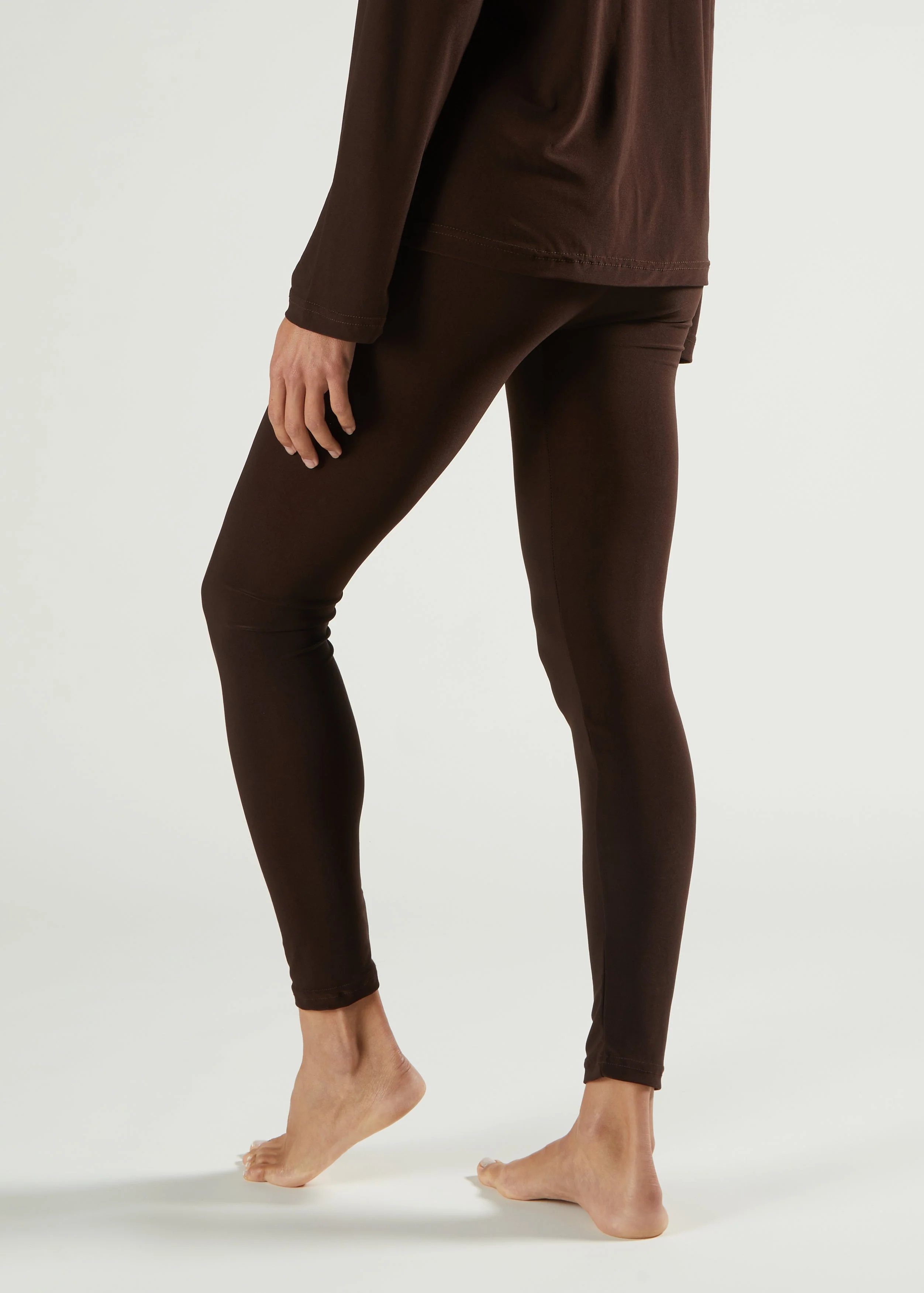 Second Skin Leggings Chocolate - Image 2