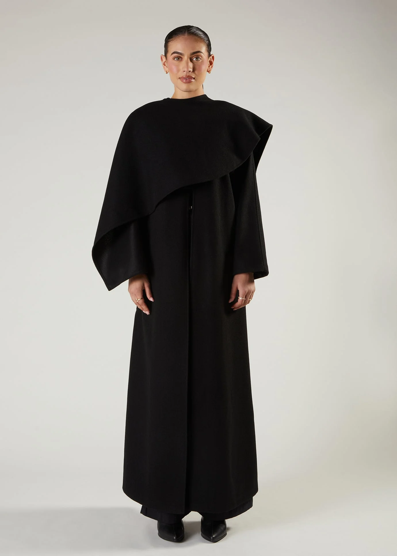 Shawl Wrap Cover Up Black - Image 2