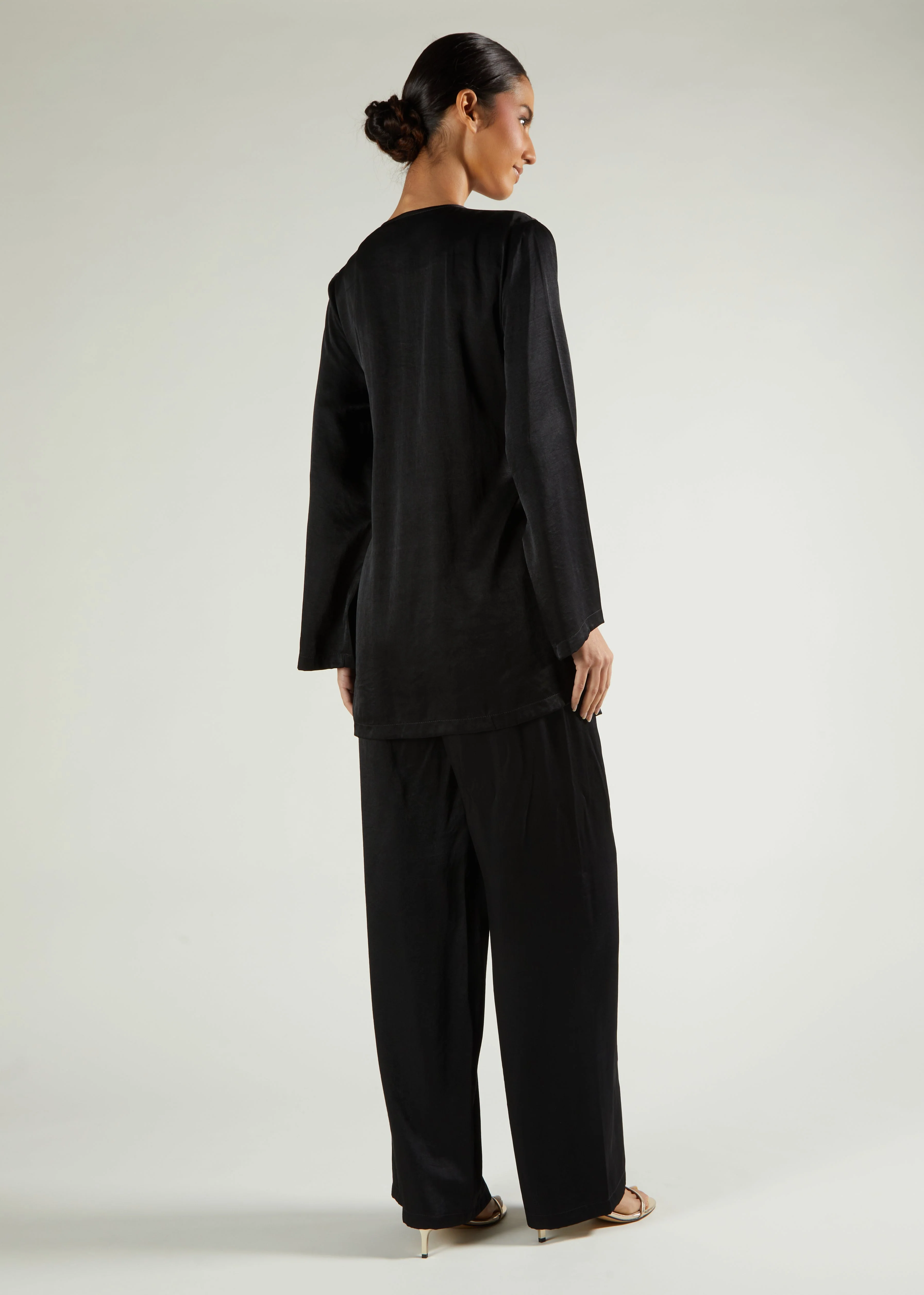 Side Tie Set Black - Image 2