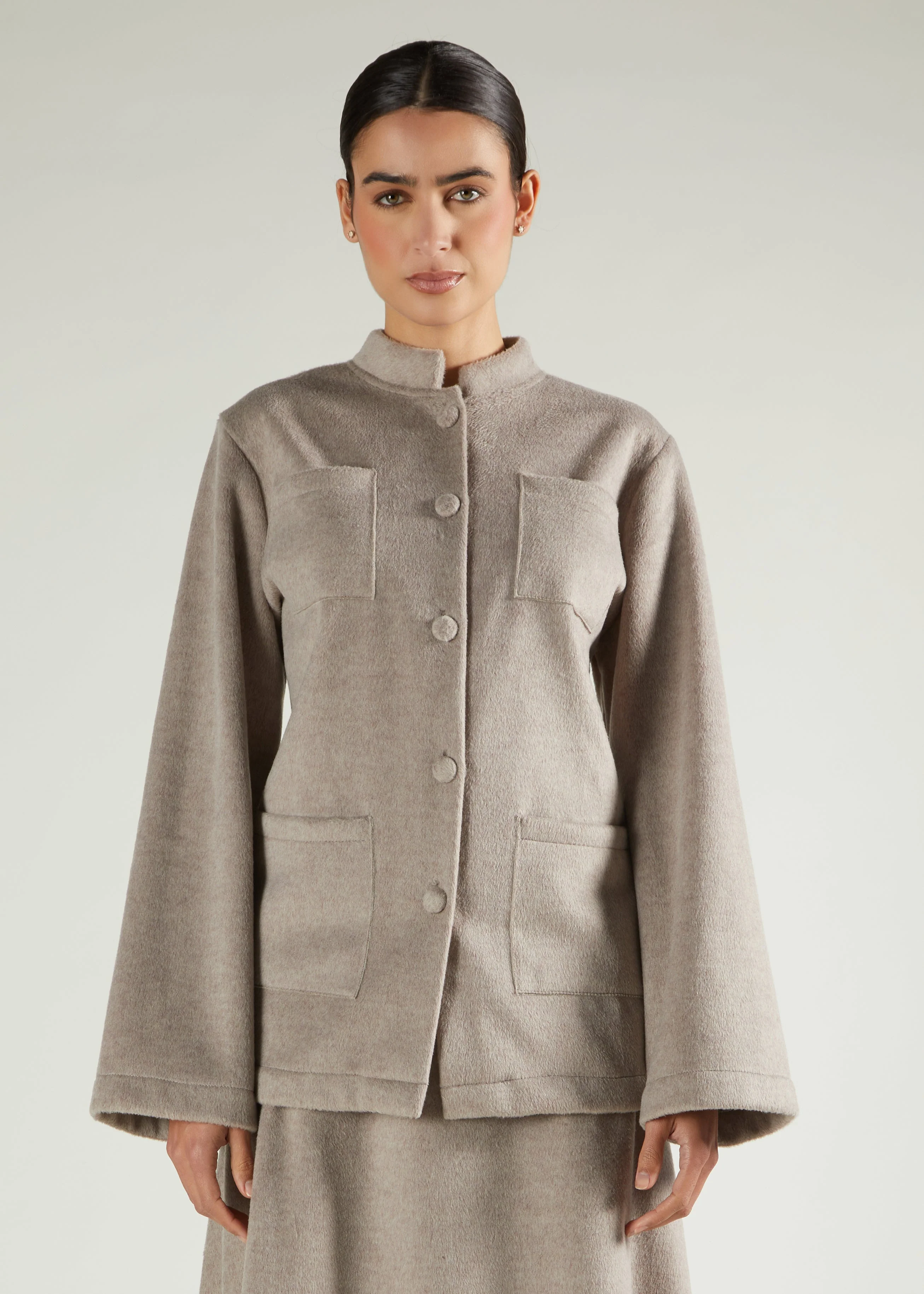 Utility Jacket Mink - Image 3